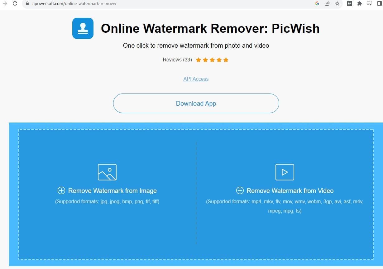 Apowersoft Online Watermark Remover