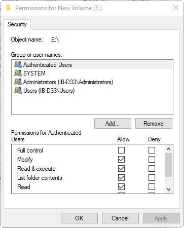 authenticate usb drive