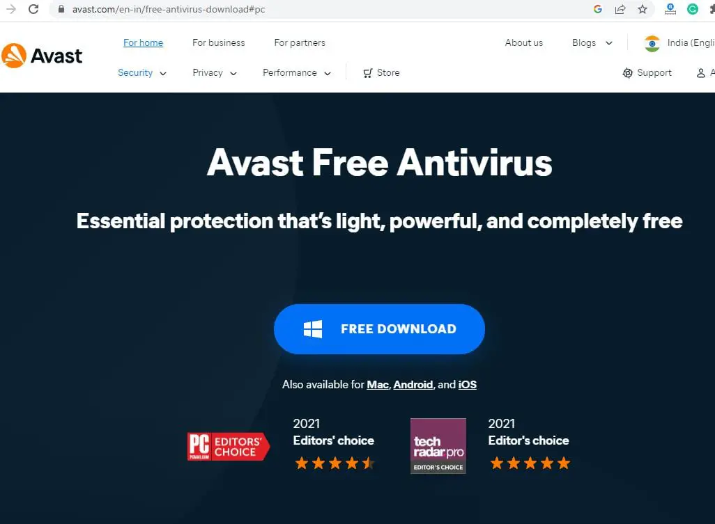 Avast Free Antivirus