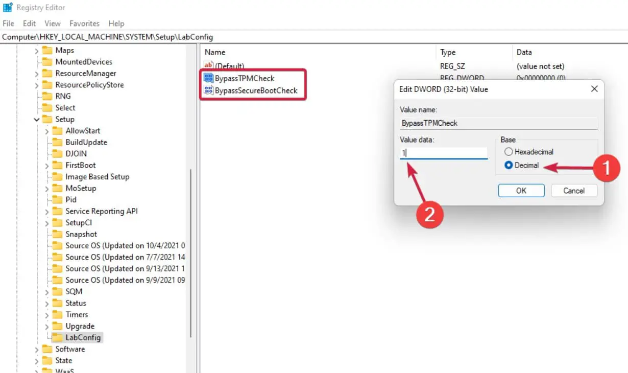 Bypass TPM 2.0 and Secure Boot Checks