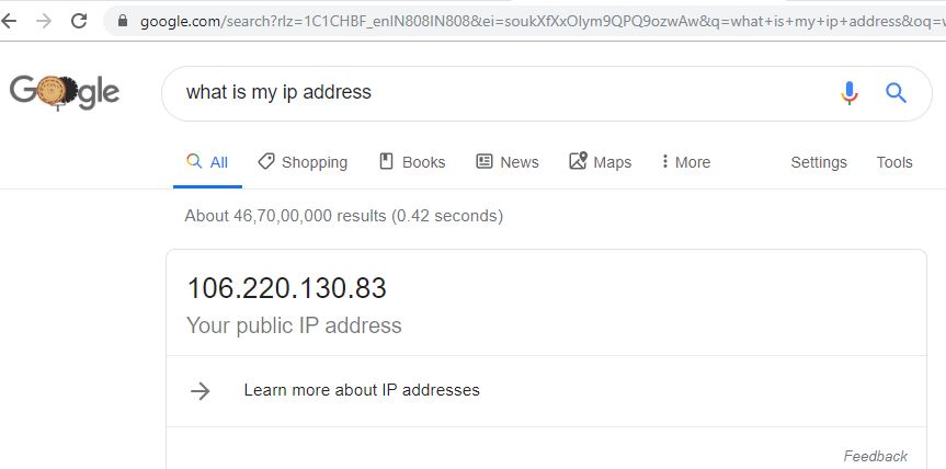 check public ip address