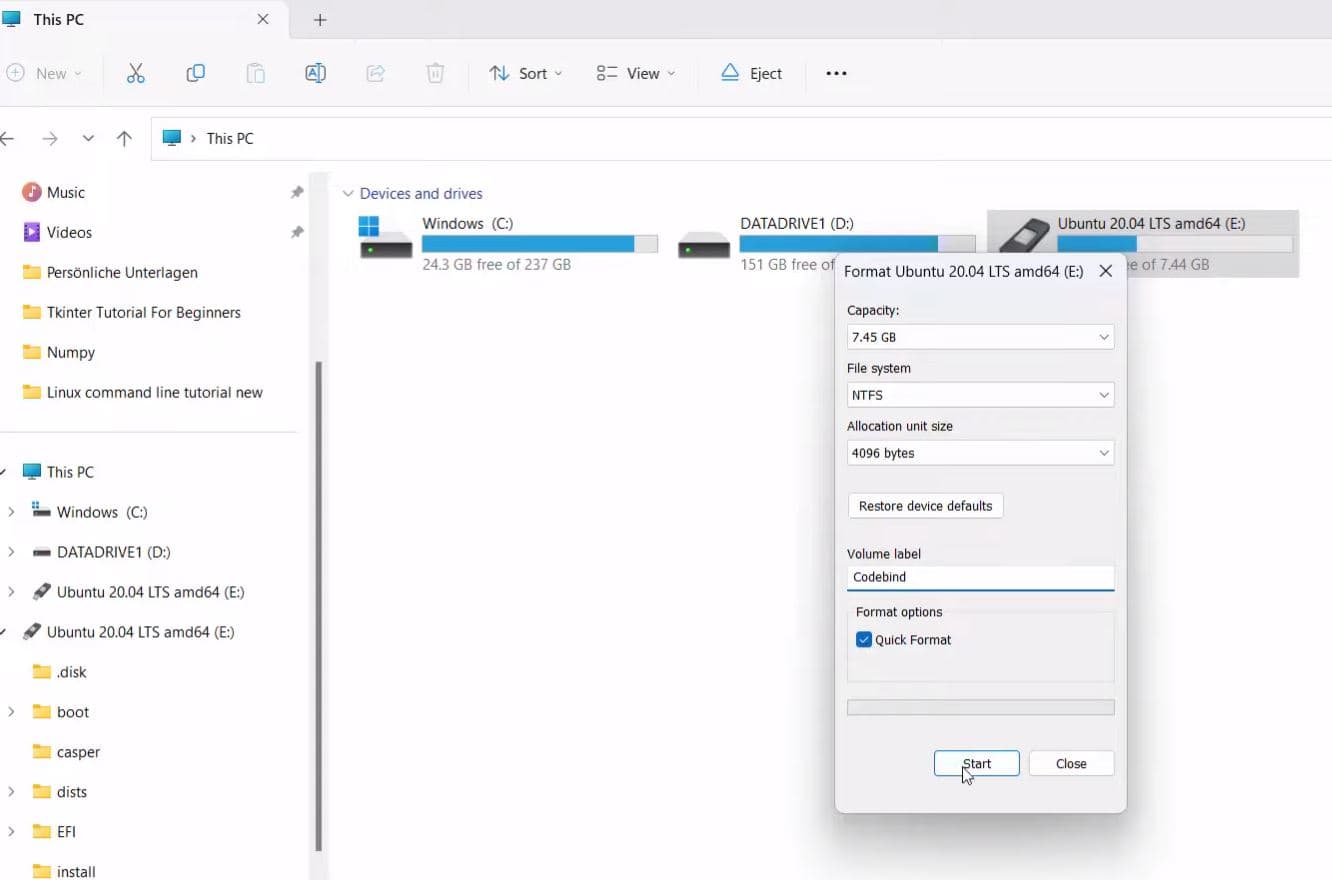 convert a FAT32 drive to NTFS