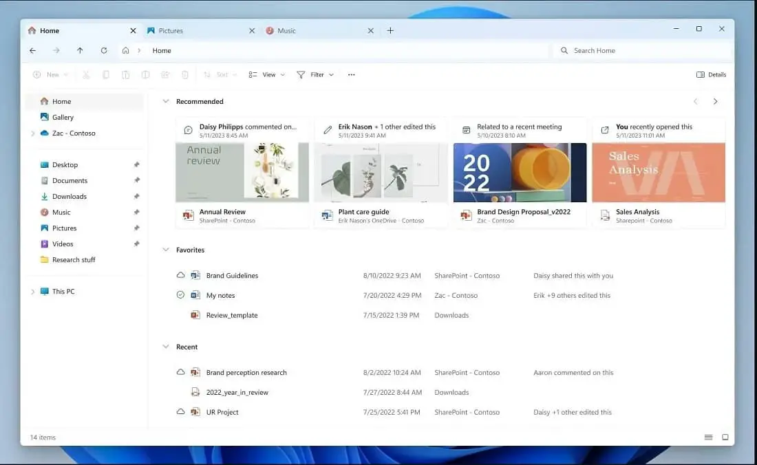 Enhanced File Explorer on windows 11