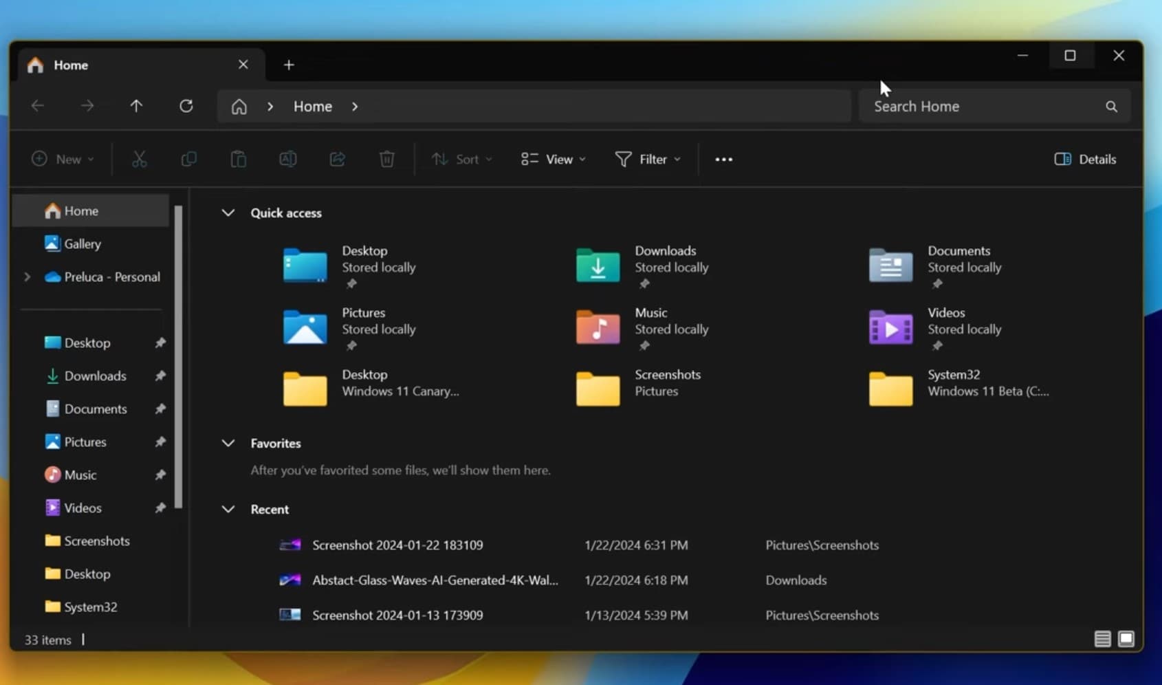 File Explorer Updates