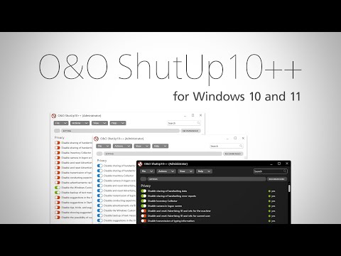 O&O ShutUp10++: For Windows 10 & 11, with Dark Mode