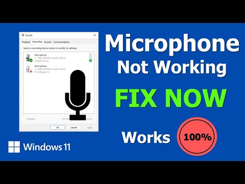 Microphone Not Working Windows 11 [Fix] | Mic Not Working Problem In Windows 11