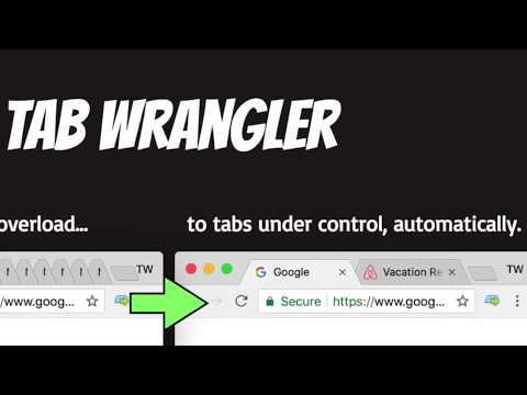 Tab Wrangler: automatically close old browser tabs and easily get them back