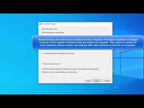 How to Use Driver Verifier Manager to Troubleshoot Driver Issues