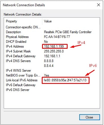 IPV4 and IPv6