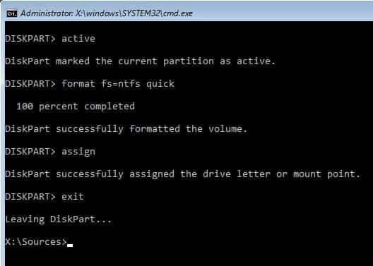 Make Partition Active