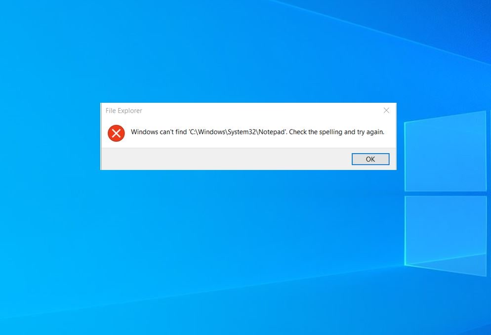 Notepad missing windows 10
