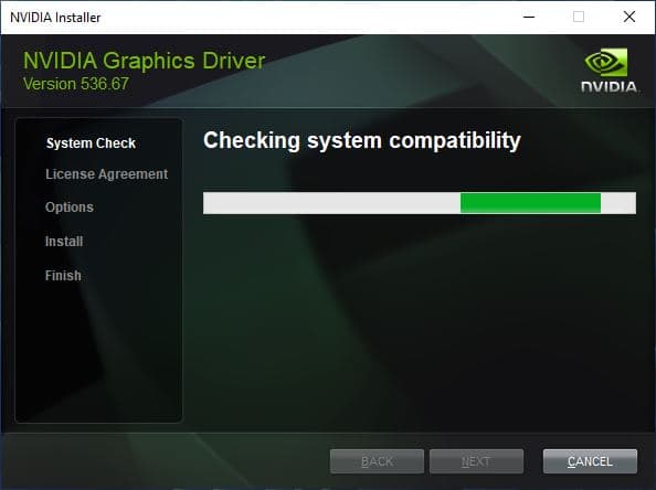 NVIDIA installer