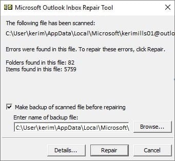 outlook Inbox Repair Tool