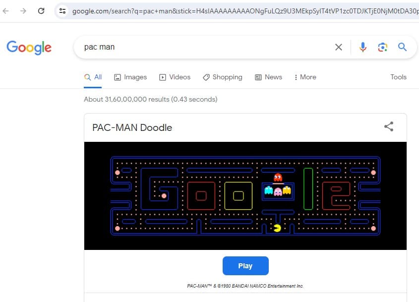 pac man game