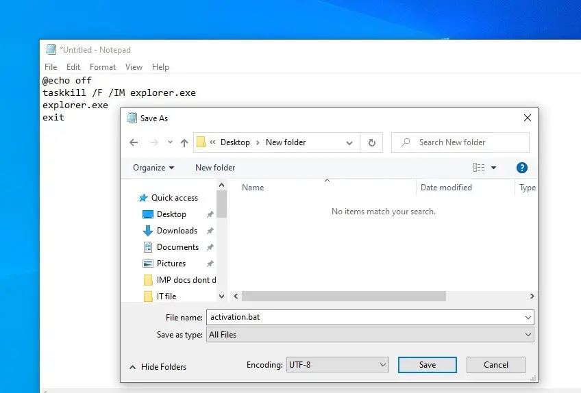 Remove windows watermark notepad