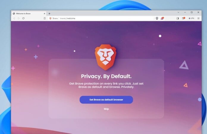 Reset Brave browser default