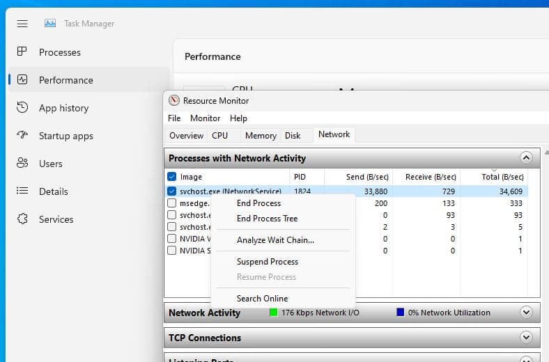 Resource monitor