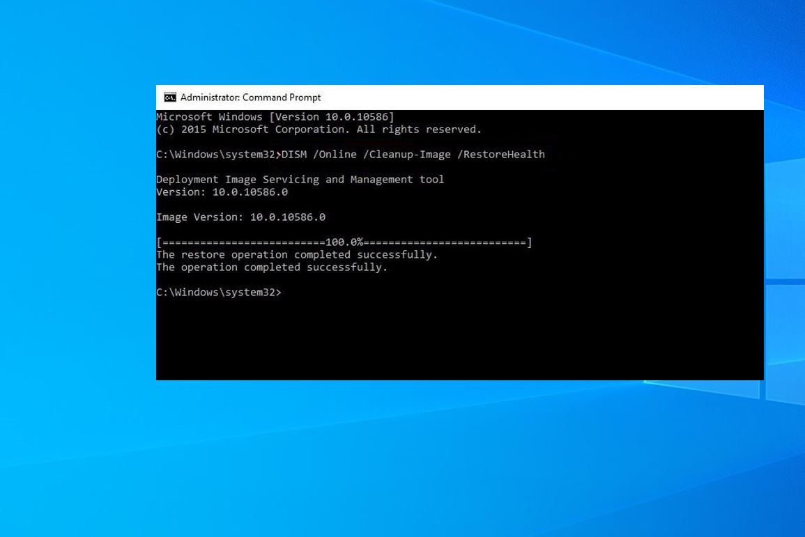 Run DISM command Windows 11