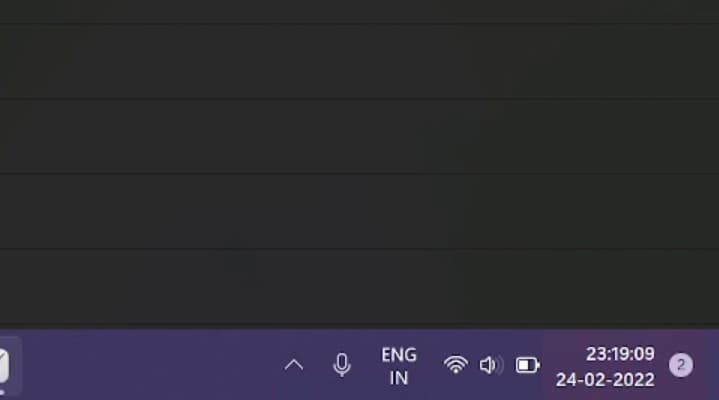 Show Seconds in the Taskbar Clock