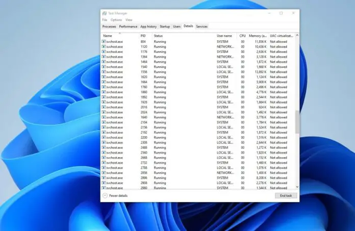 svchost.exe high CPU usage