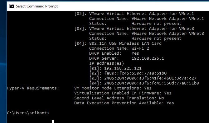 verify Hyper -V Compatibility