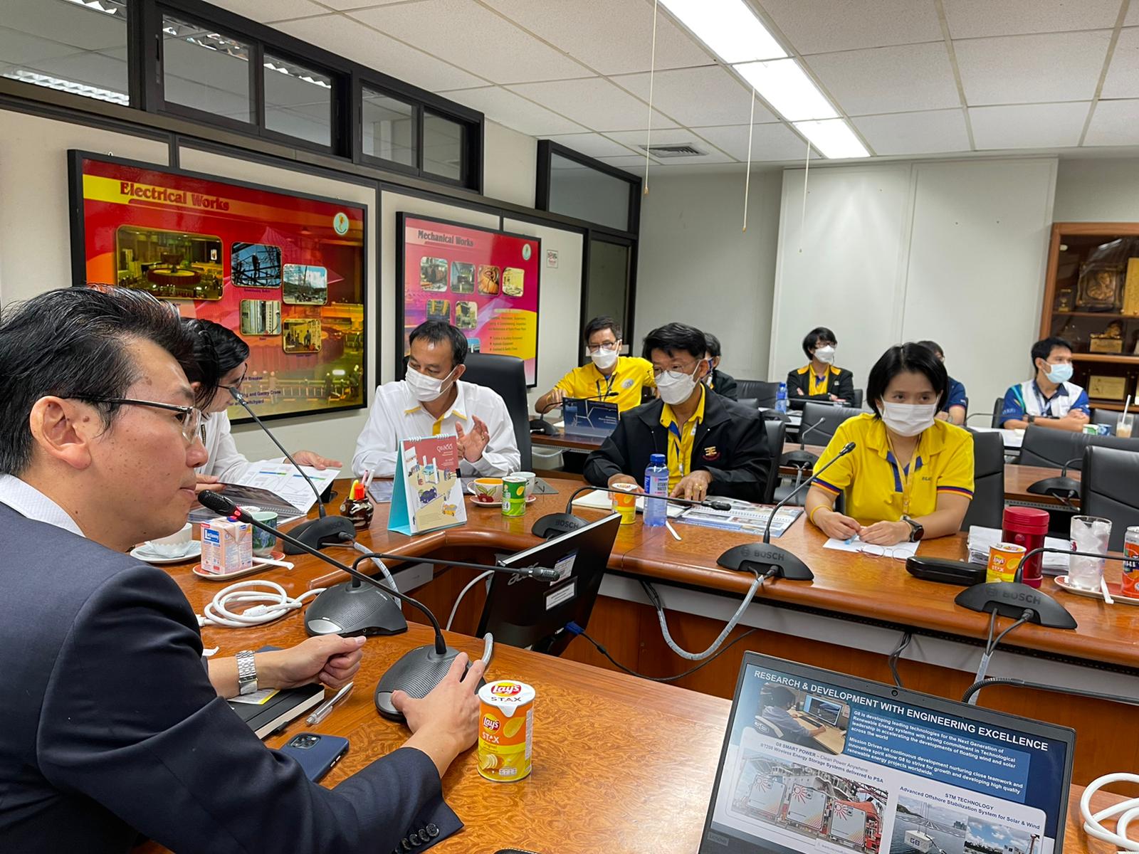 Productive Meeting with The Management of Electricity Generating Authority of Thailand (EGAT) Productive Meeting with The Management of Electricity Generating Authority of Thailand (EGAT)