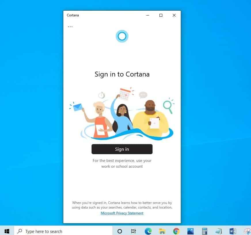 Windows 10 Cortana