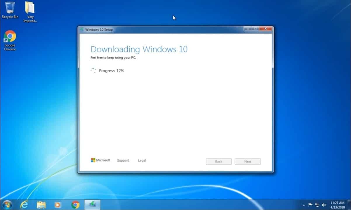 Windows 10 Free upgrade