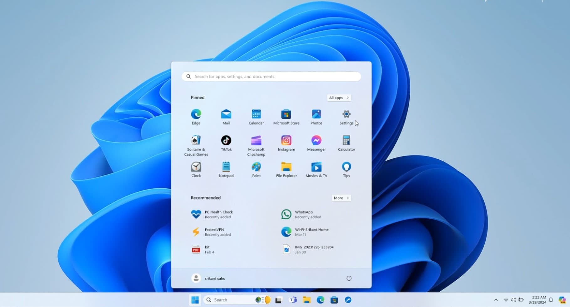 windows 11 desktop