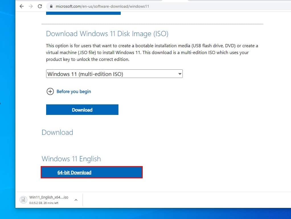 windows 11 ISO download