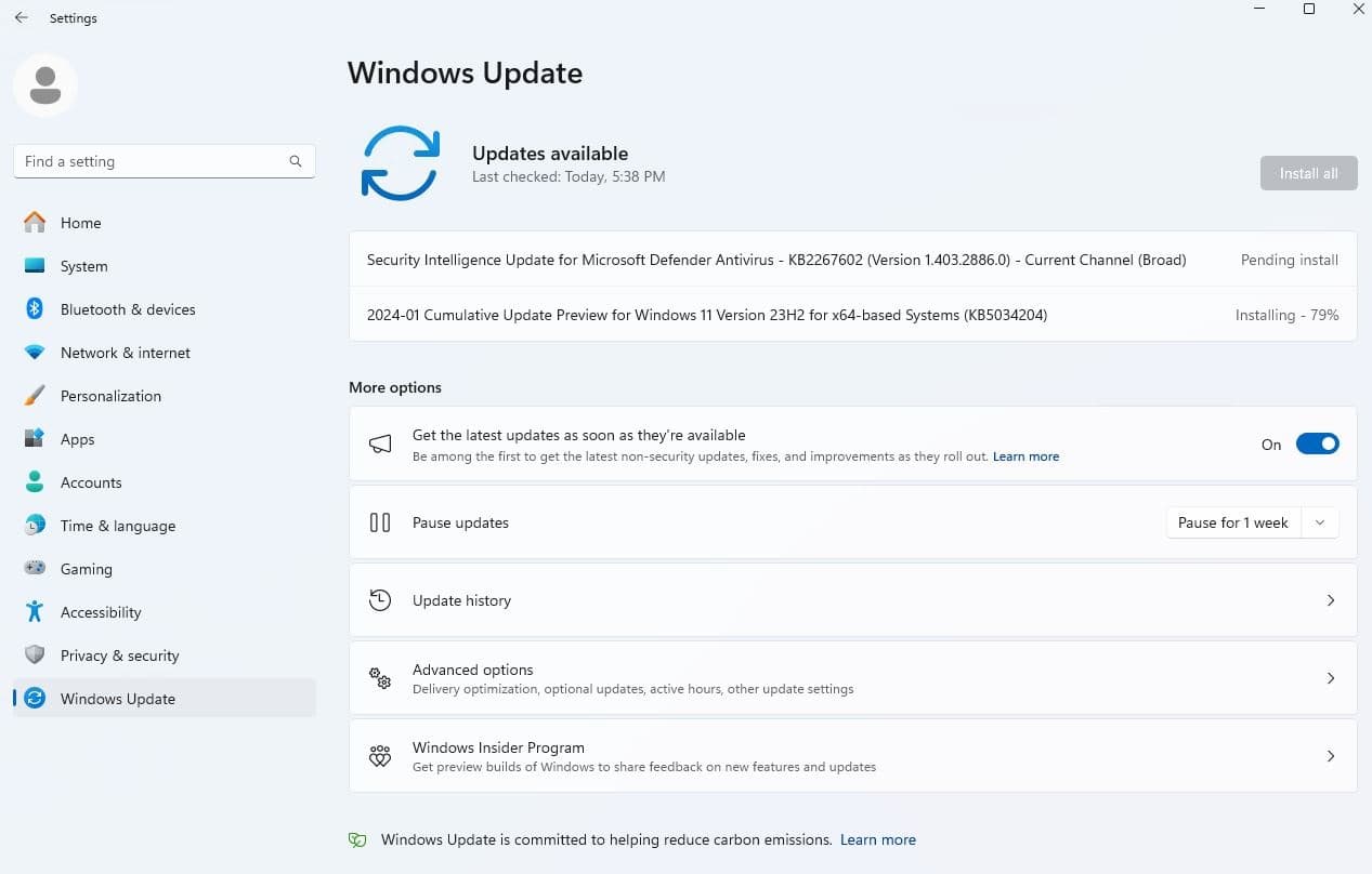 windows 11 update download