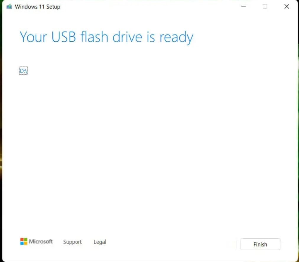 windows 11 usb ready 