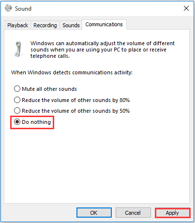 Microphone settings